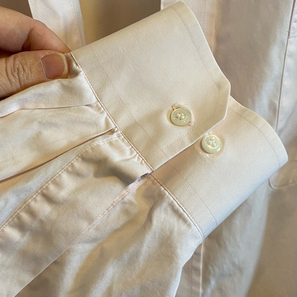 Henry singer blush colour imported cotton dress shirt 17.5” - Picture 4 of 6